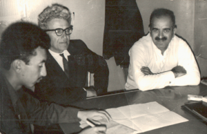 İlk Risale-i Nur lügatının hazırlık aşamasında matbaa yetkilileriyle