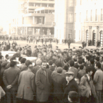 Mahkemesi görüldüğü zaman dışarıdaki kalabalık